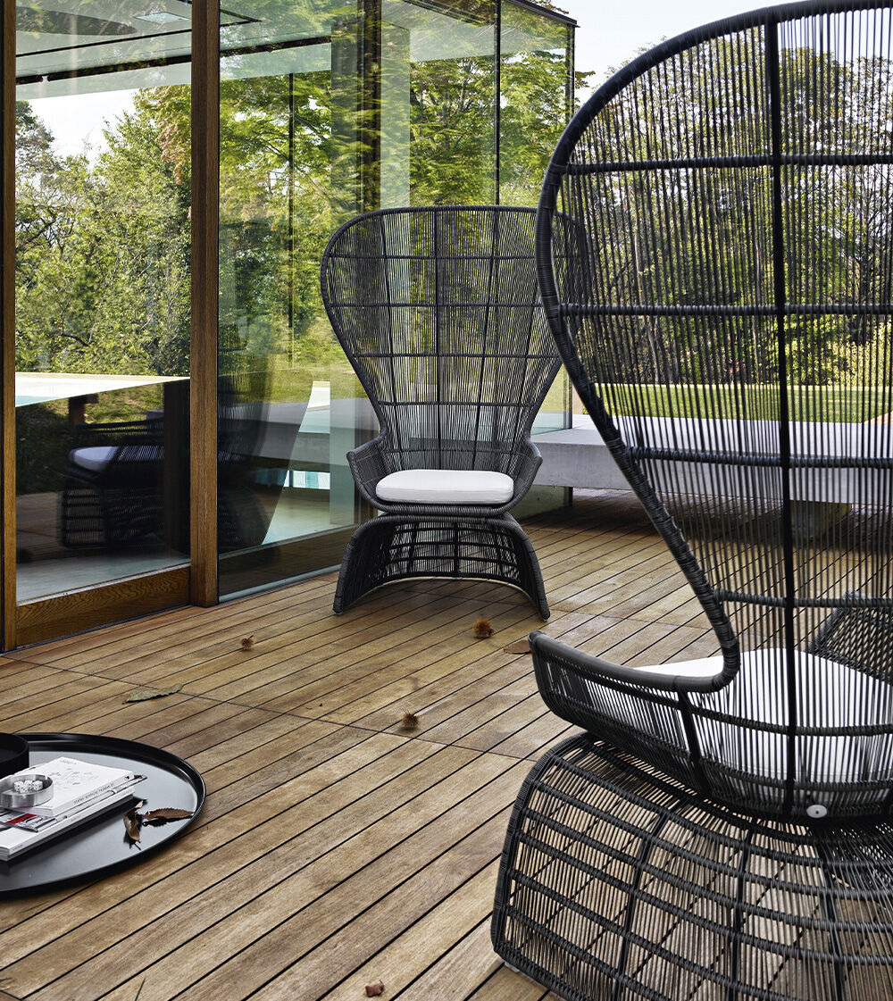 Crinoline Armchair for Outdoor in stock, ready-to-ship.