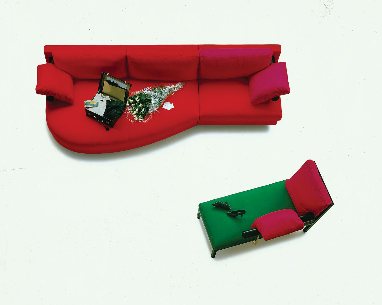 Red Sofa by B&B Italia 80's collection