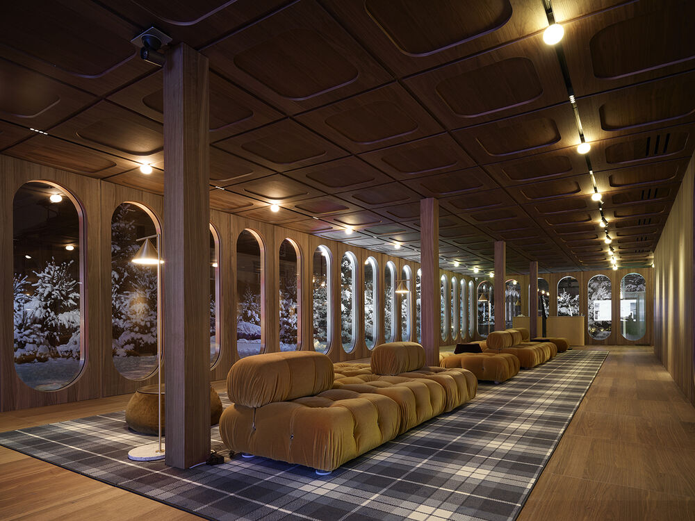 Camaleonda sofa in Casa Italia Milano Cortina 2026 | B&B Itaia official partner