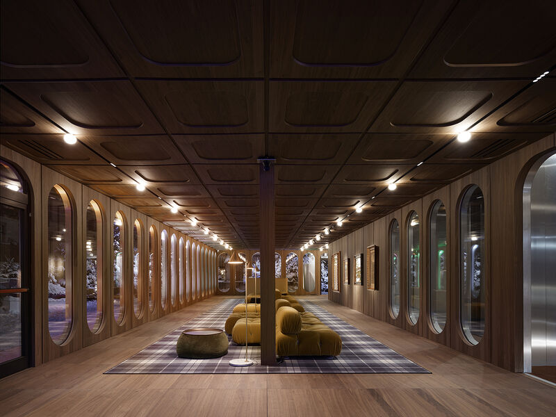 Camaleonda sofa sectional Casa Italia 2026 in Cortina d’Ampezzo 