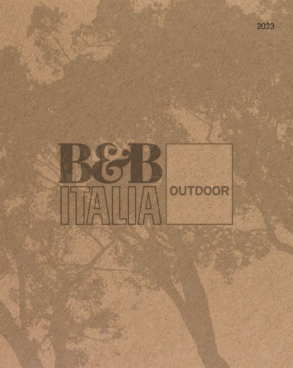 B&B Italia - Outdoor Magazine 2023. Magazine of B&B Italia's Stylish Outdoor Accommodations and Furnishings.