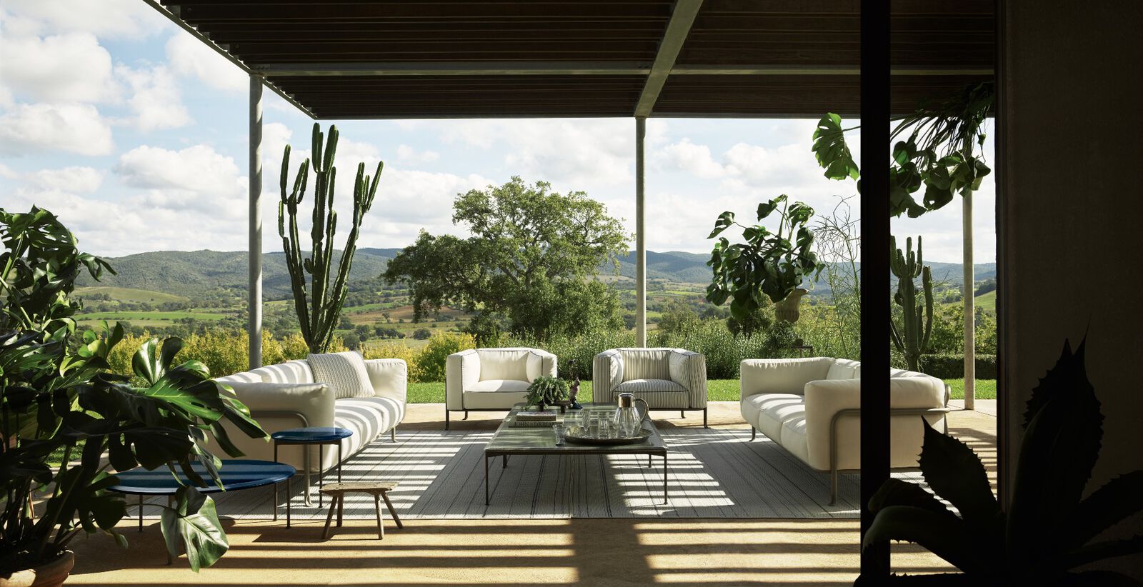Explore the B&B Italia Borea Collection: Armchairs, sofas and small tables.