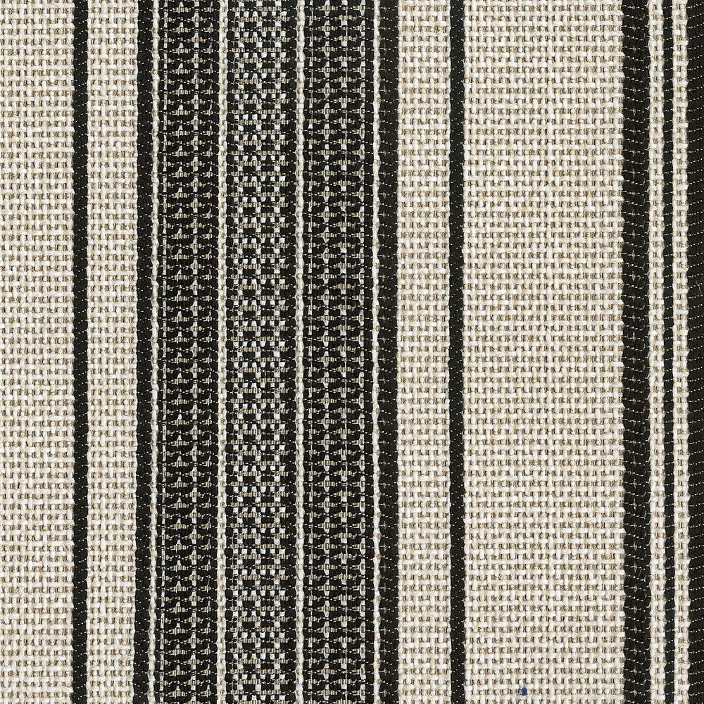 Sectional sofa - Large stripe black / rope jacquard
