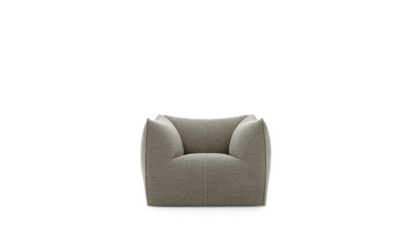 Armchair - Dove grey bouclè