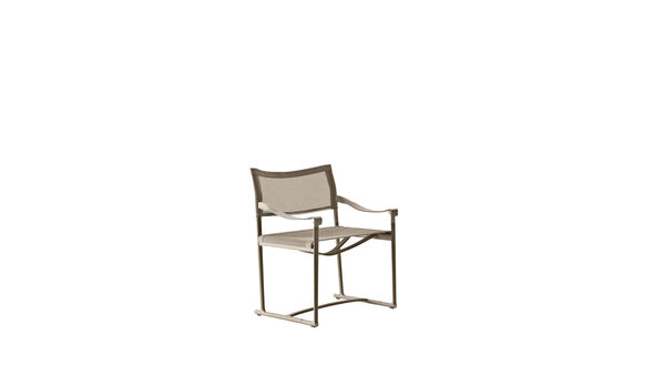 Small armchair - Dove grey canvas