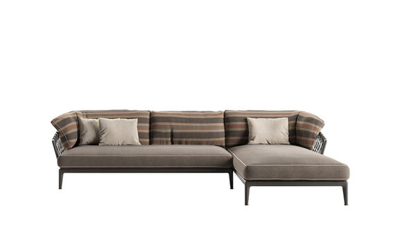 Right sectional sofa - Anthracite Rattier
