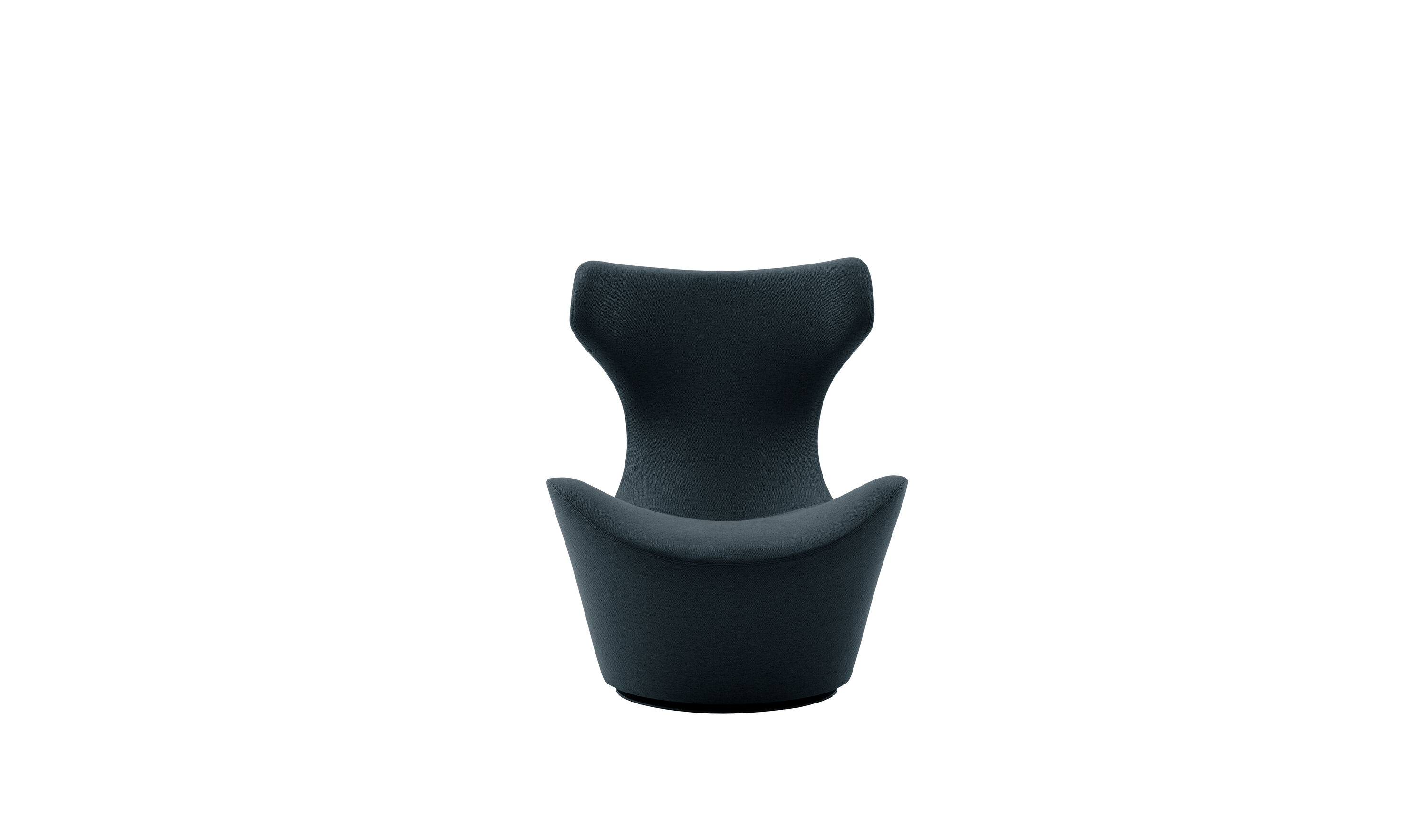 Papilio Armchair - Dark grey satin | B&B Italia Official Shop