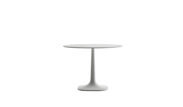 Round dining table - White cement