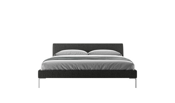 King size bed - Anthracite rattier