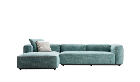 Sectional sofa - Aquamarine rattier