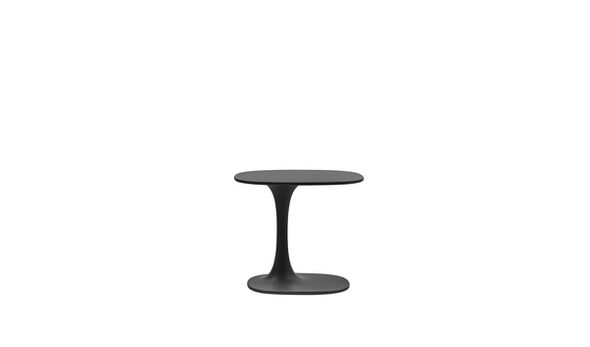 Side table - Black satin polyurethane