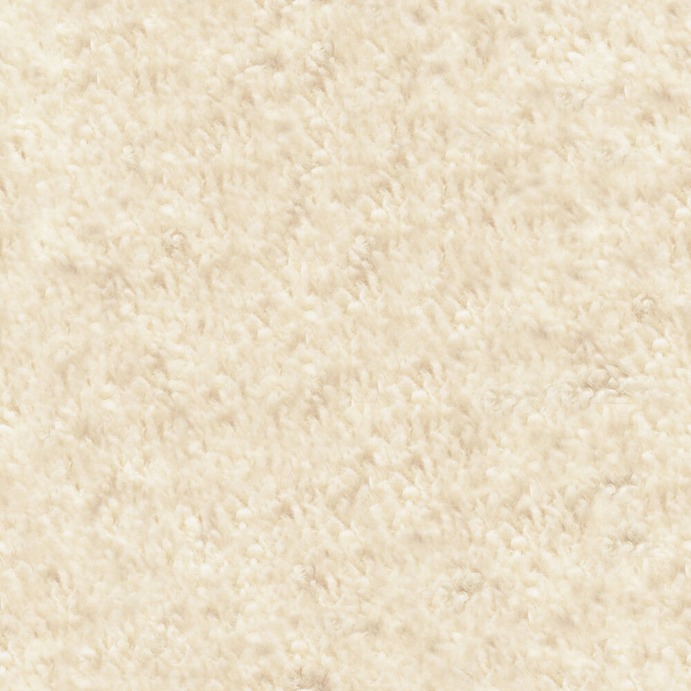 High armchair and footrest - Natural velvet