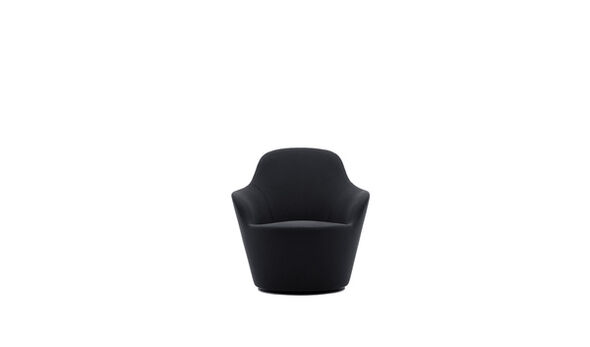 Low armchair - Black canvas
