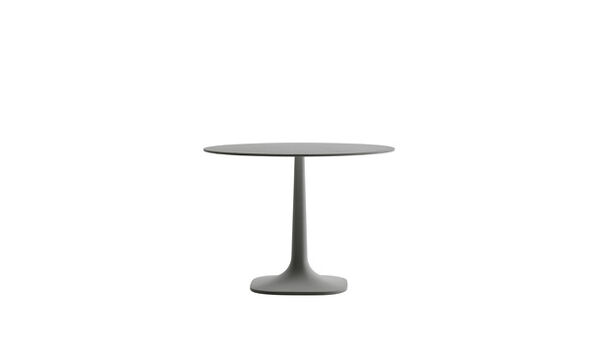 Round dining table - Greige cement