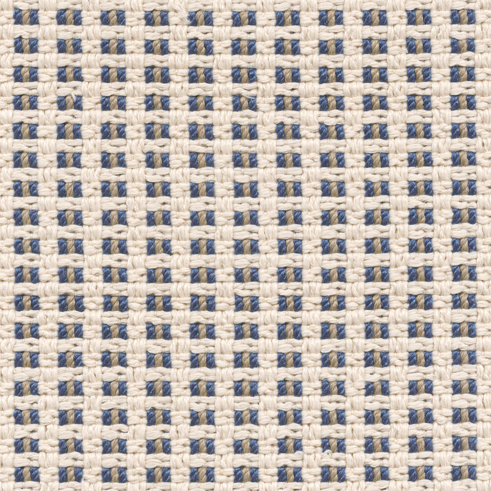 Straight sofa - Square dove grey / blue rattier