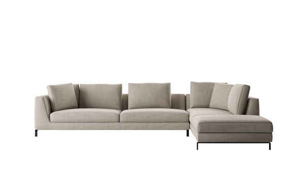 Right sectional sofa - Ecru Rattier