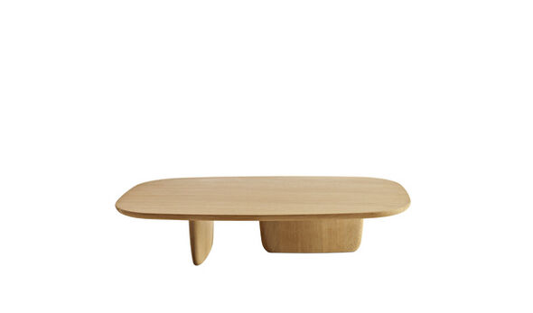 Rectangular coffee table - Brushed light oak