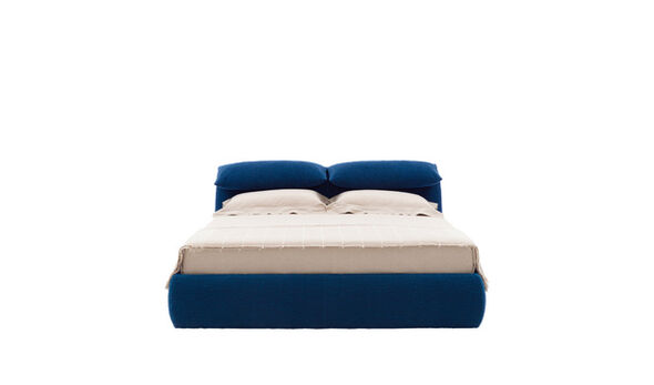 Queen size bed - Bluette bouclè