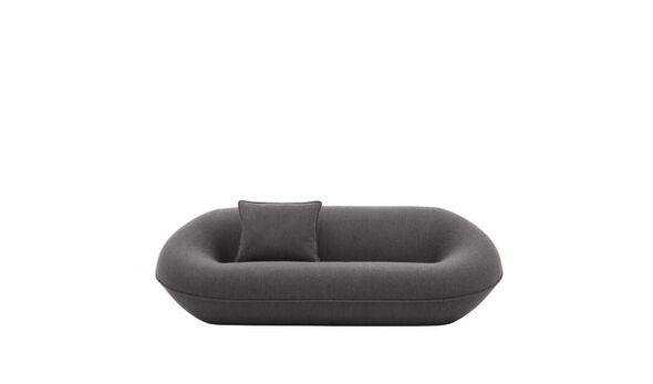 Three-seater sofa - Grey rattier