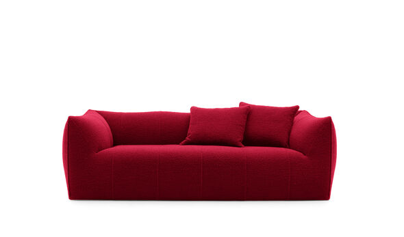 Three-seater sofa - Ruby bouclè