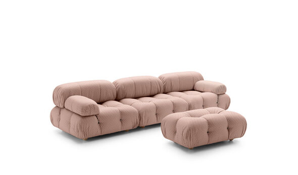 Three-seater sofa -  Antique Pink