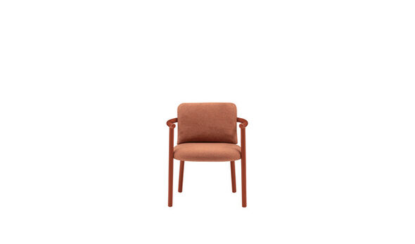 Dining Chair with armrests - Orange