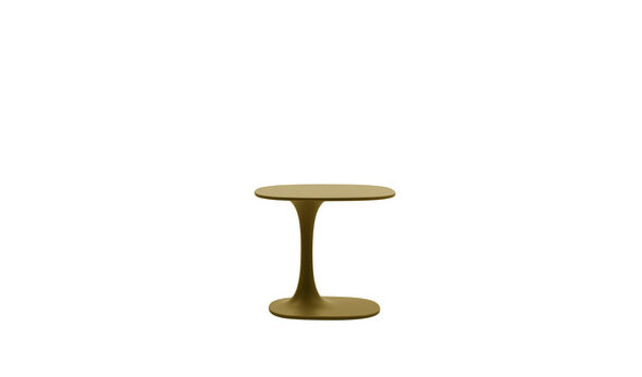 Side table - Olive satin polyurethane