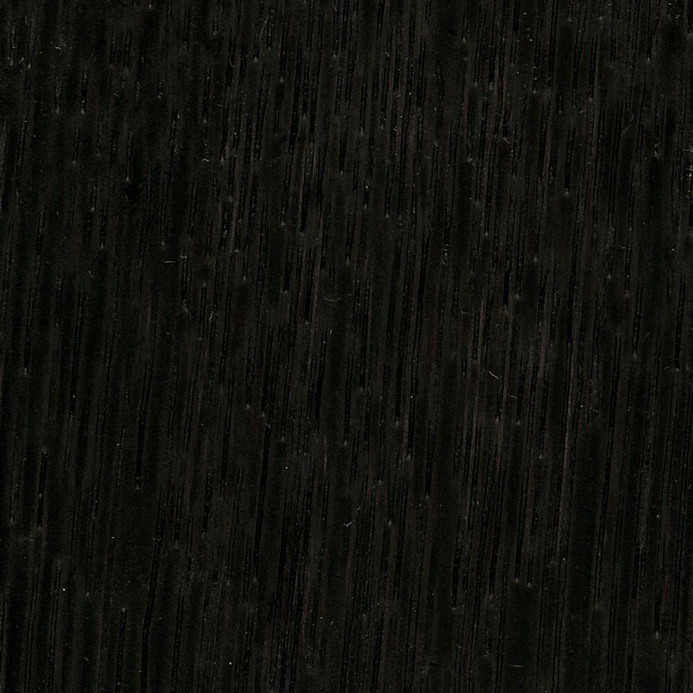 Rectangular dining table - Brushed black oak