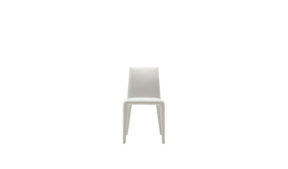 Dining chair - White satin