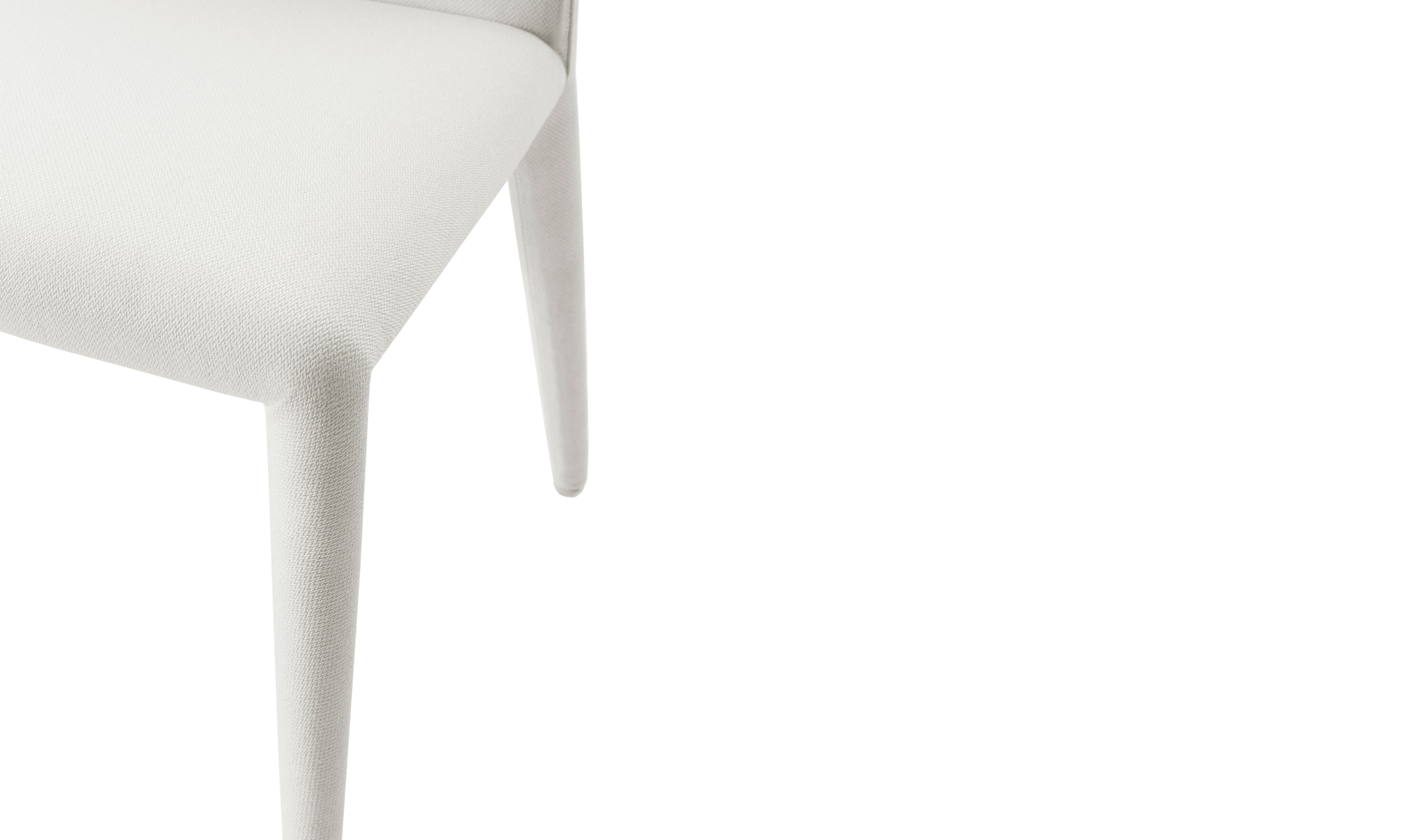 Vol Au Vent Dining chair - White satin | B&B Italia Official Shop