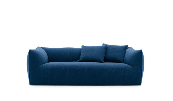 Three-seater sofa - Bluette bouclè