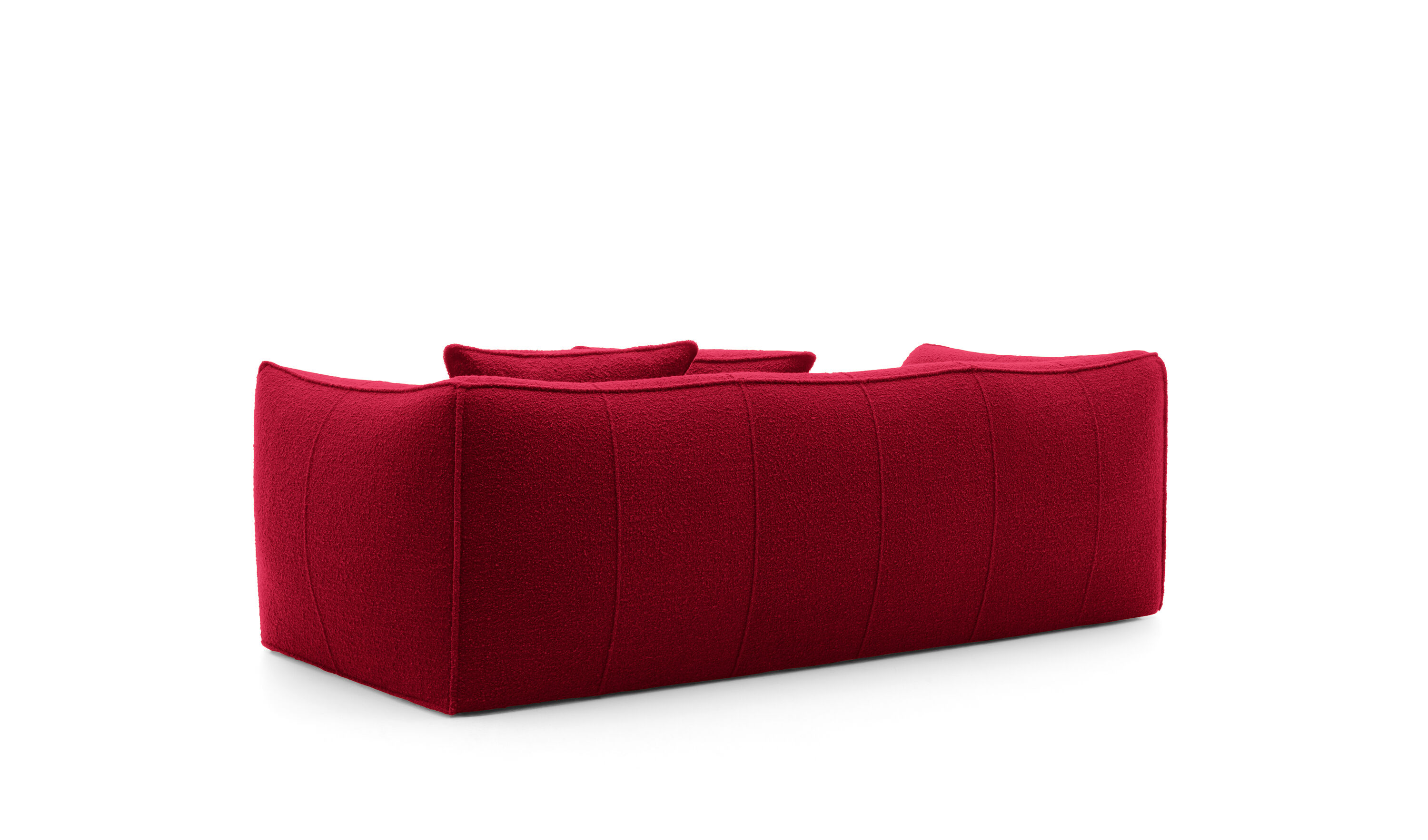 Le Bambole - Granbambola Three-seater sofa - Ruby bouclè | B&B