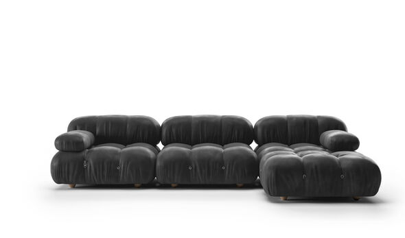 Sectional sofa - Anthracite leather