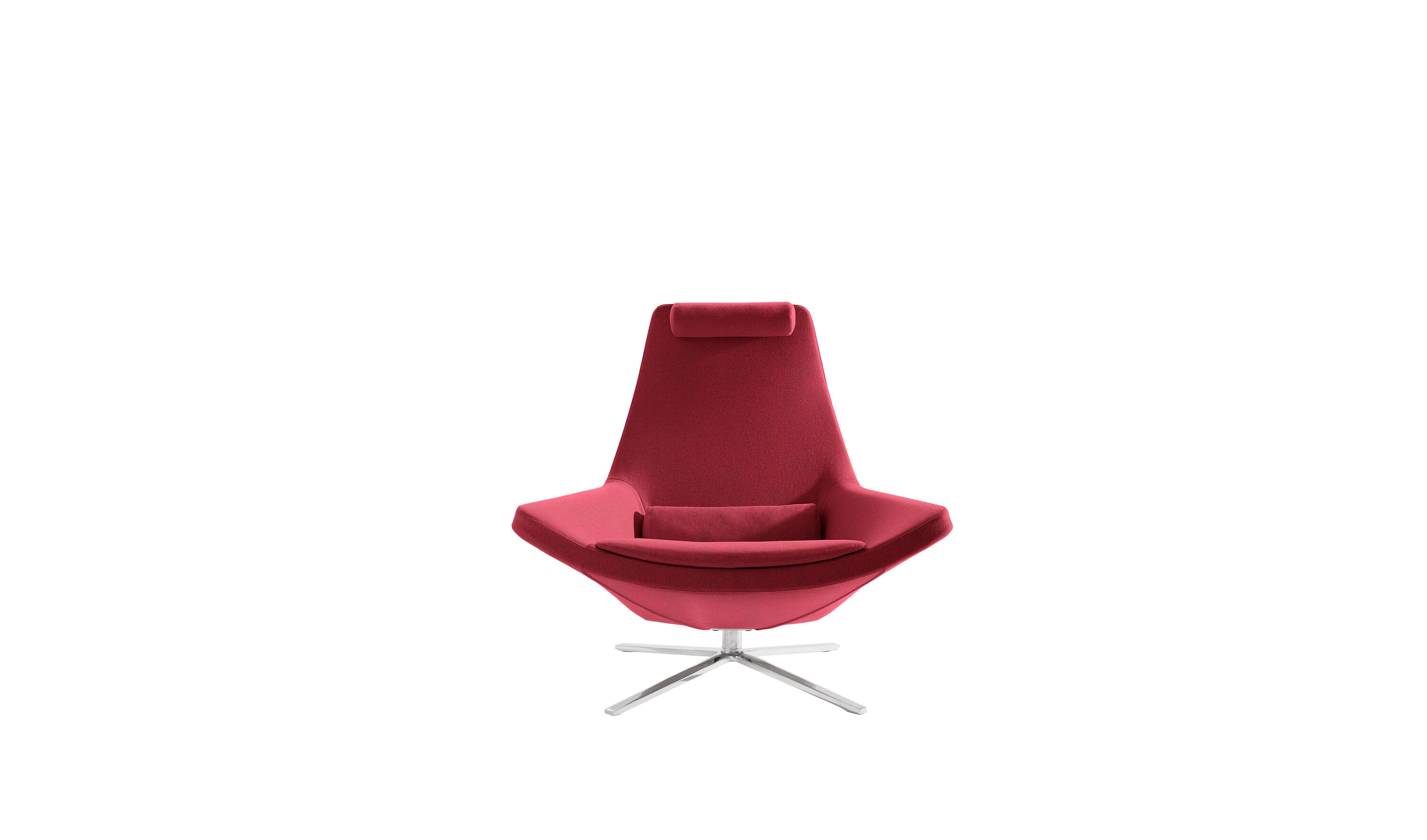 Metropolitan Armchair - Purple red rattier | B&B Italia