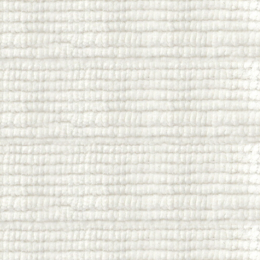 Straight sofa - Ivory white chenille