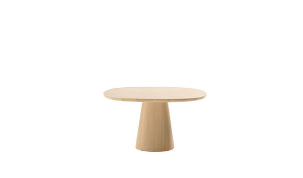 Square dining table - Brushed light oak