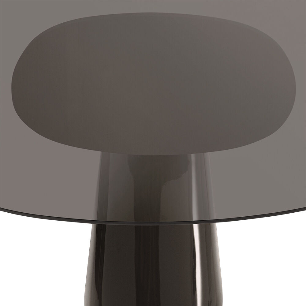 Small Table - Black smoky glass