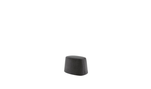 Ottoman - Anthracite velvet