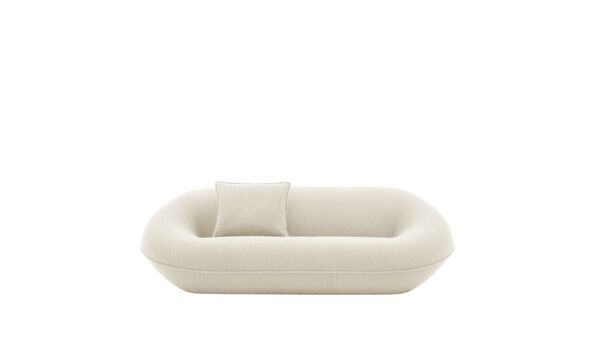 Three-seater sofa - White rattier