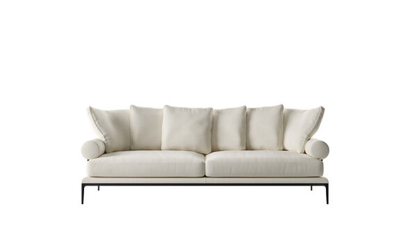 Linear Sofa - White Rattier