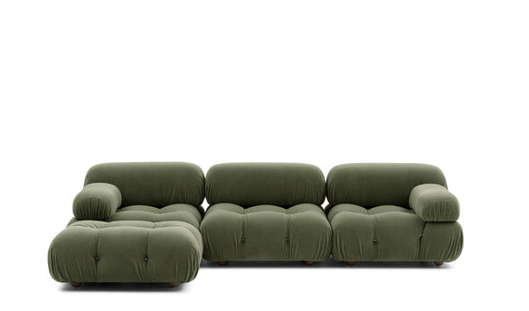 Sectional sofa - Lichen velvet