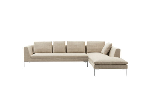 Right sectional sofa - Ecru chenille
