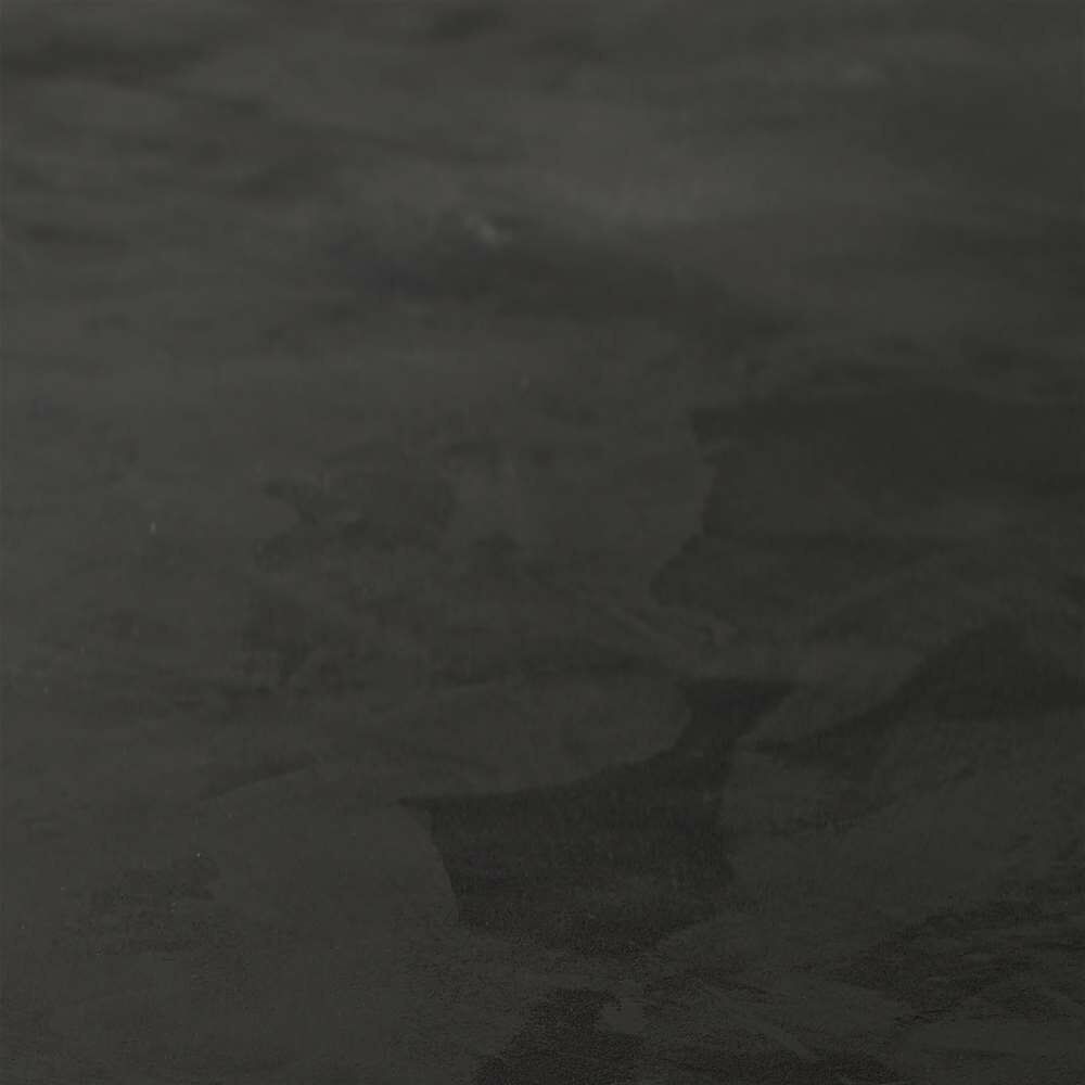 Round dining table - Black cement grout