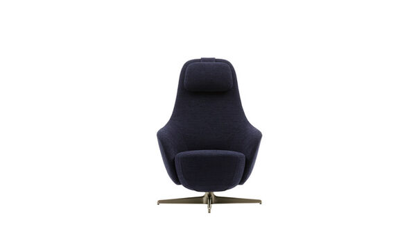Reclining armchair - Blue rattier