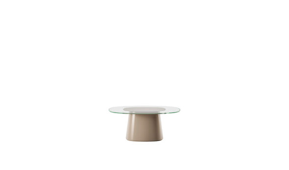 Small Table - Glossy Smoke Grey