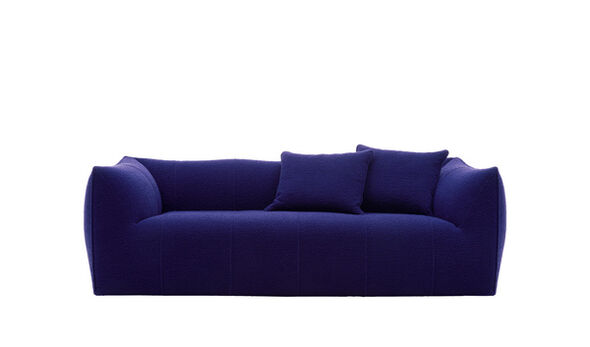 Three-seater sofa - Ink bouclè