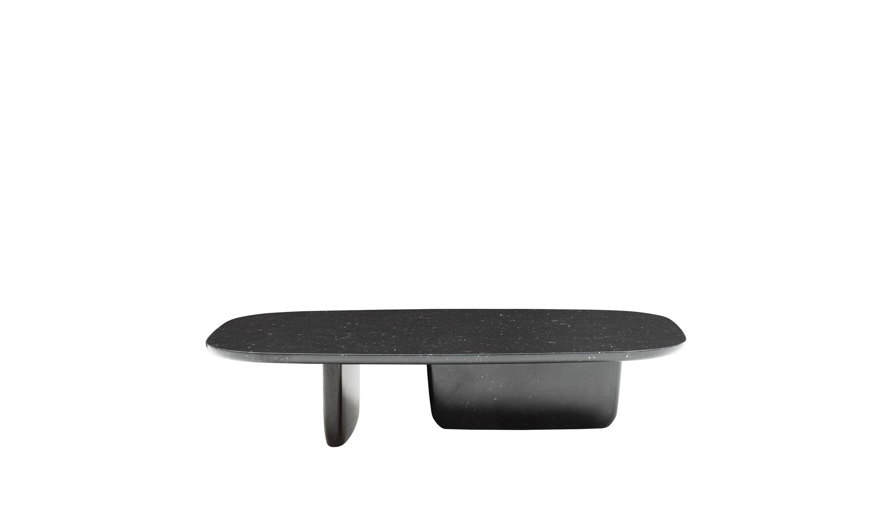 Tobi-Ishi Rectangular coffee table - Marquinia black marble | B&B