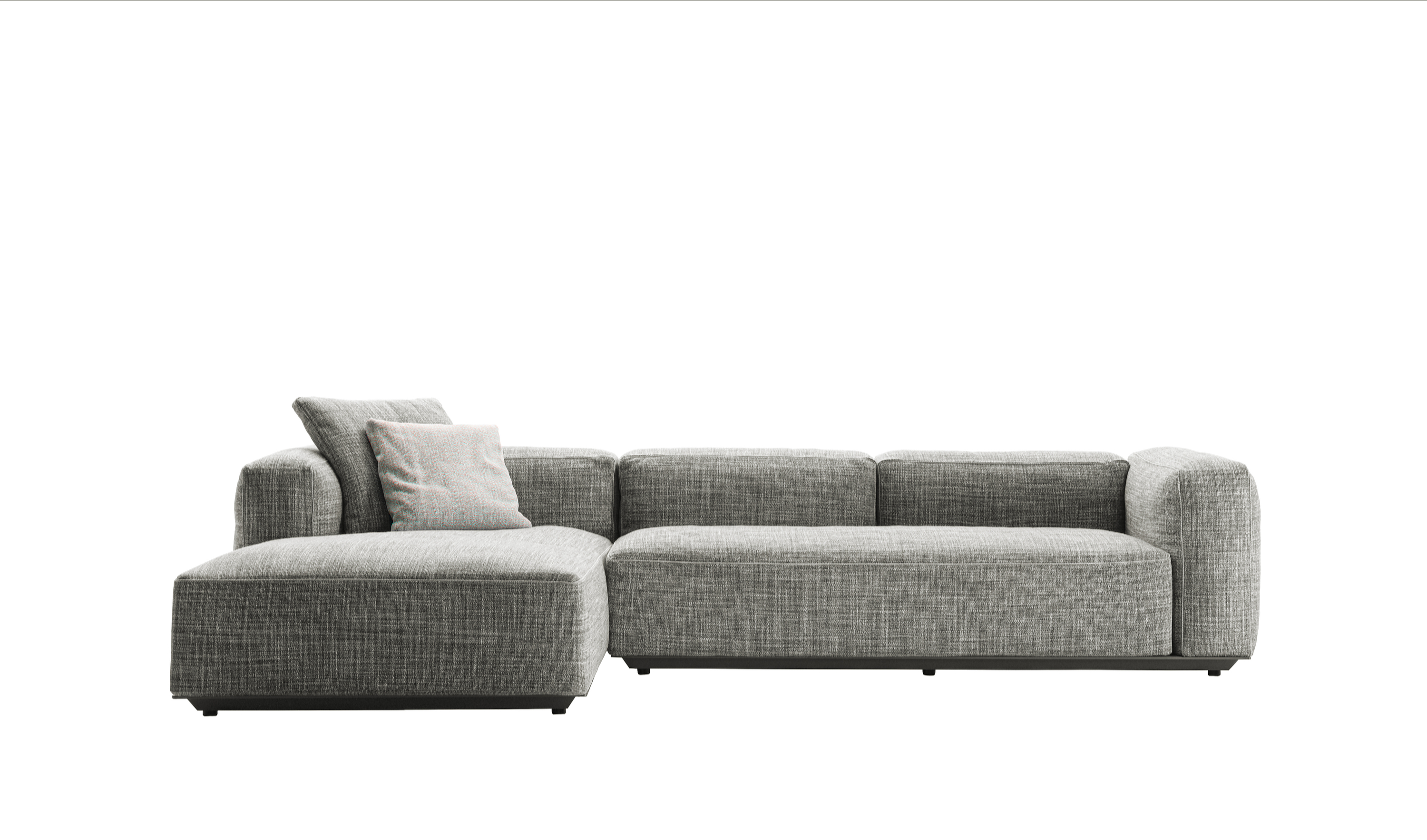 Hybrid Sectional sofa - Stone rattier | B&B Italia Official Shop